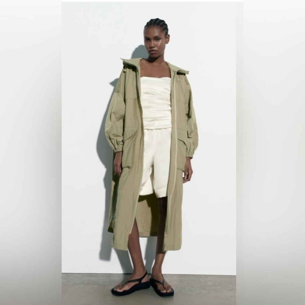 Zara Cazadora Parachute Jacket